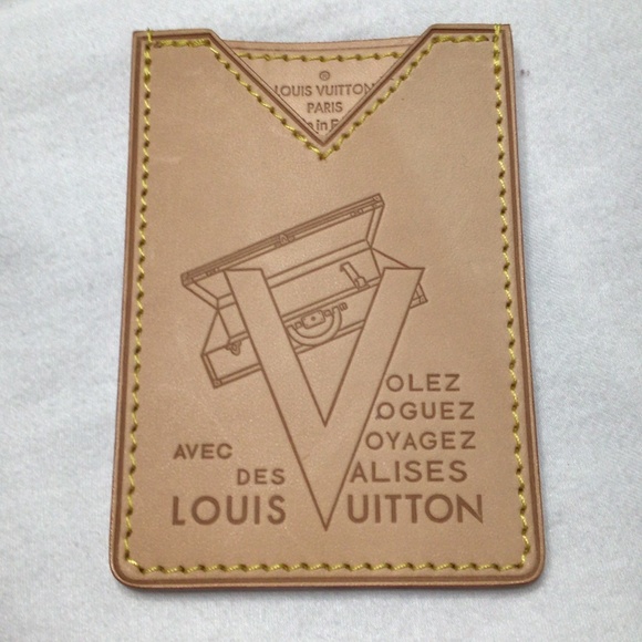 SOLD !!!Louis Vuitton Vachetta Voyages card holder - Picture 2 of 12